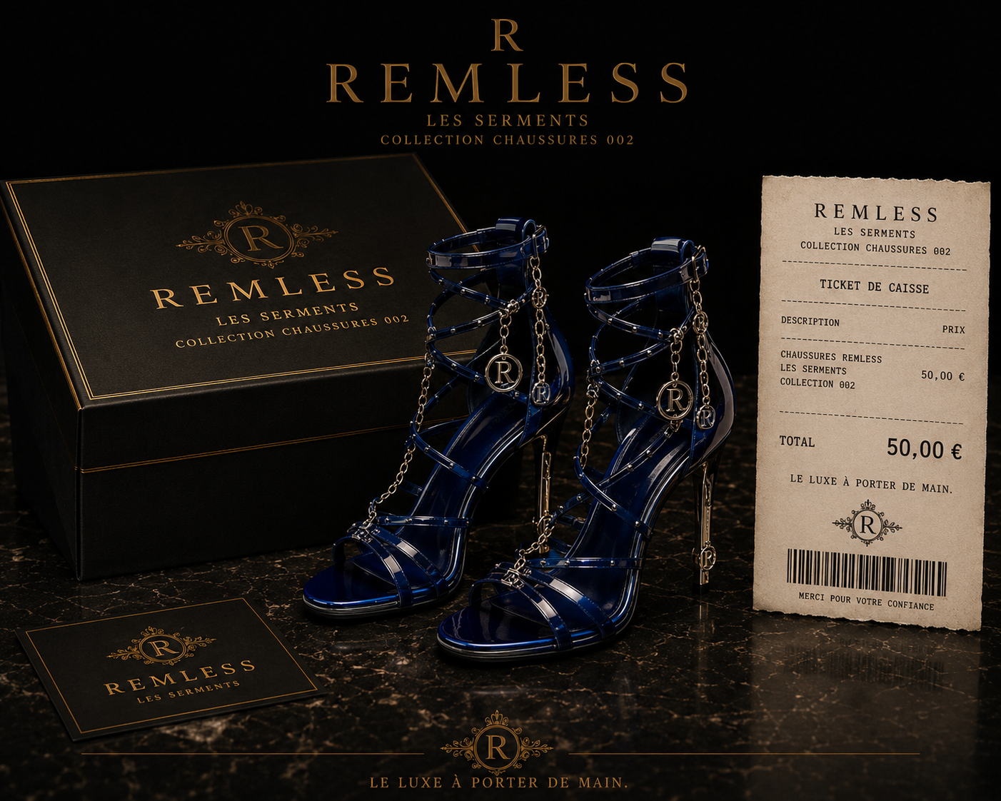 Botte couture noire